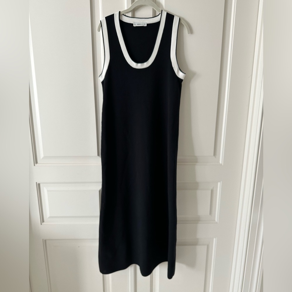 Zara Knit Tank Maxi Dress L